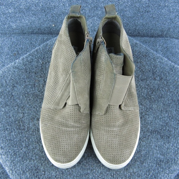 Steve Madden Wavery Women Bootie Boots Brown Suede Pull On Size 8 Medium - Picture 3 of 11